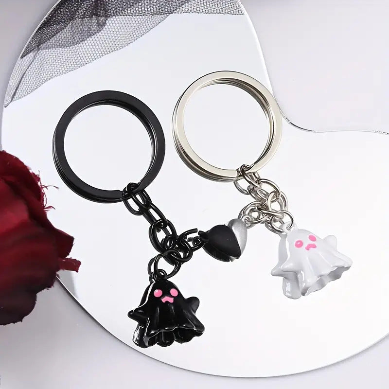 Magnetic Ghost Couple Keychains