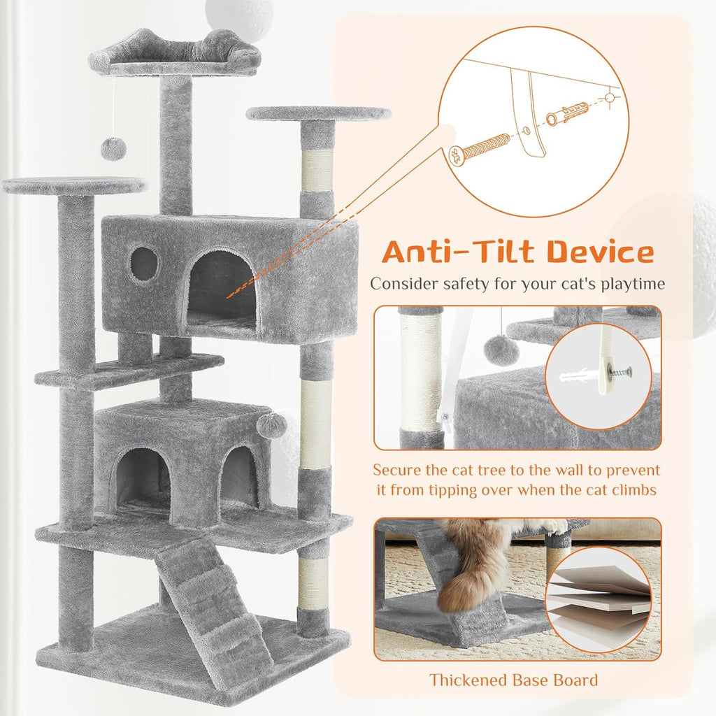 54-Inch Multi-Level Cat Tree
