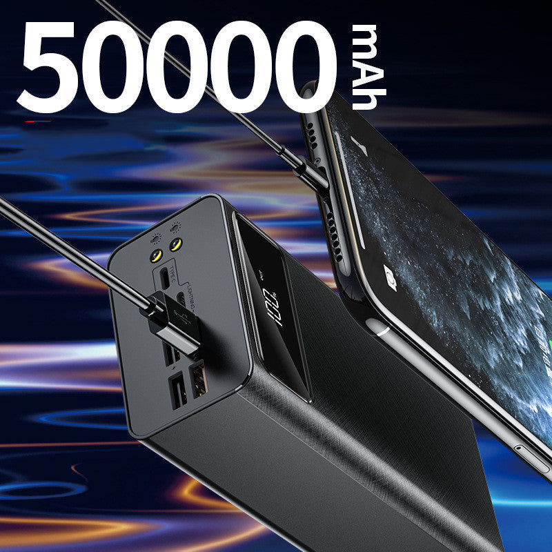 50,000mAh High-Capacity Power Bank