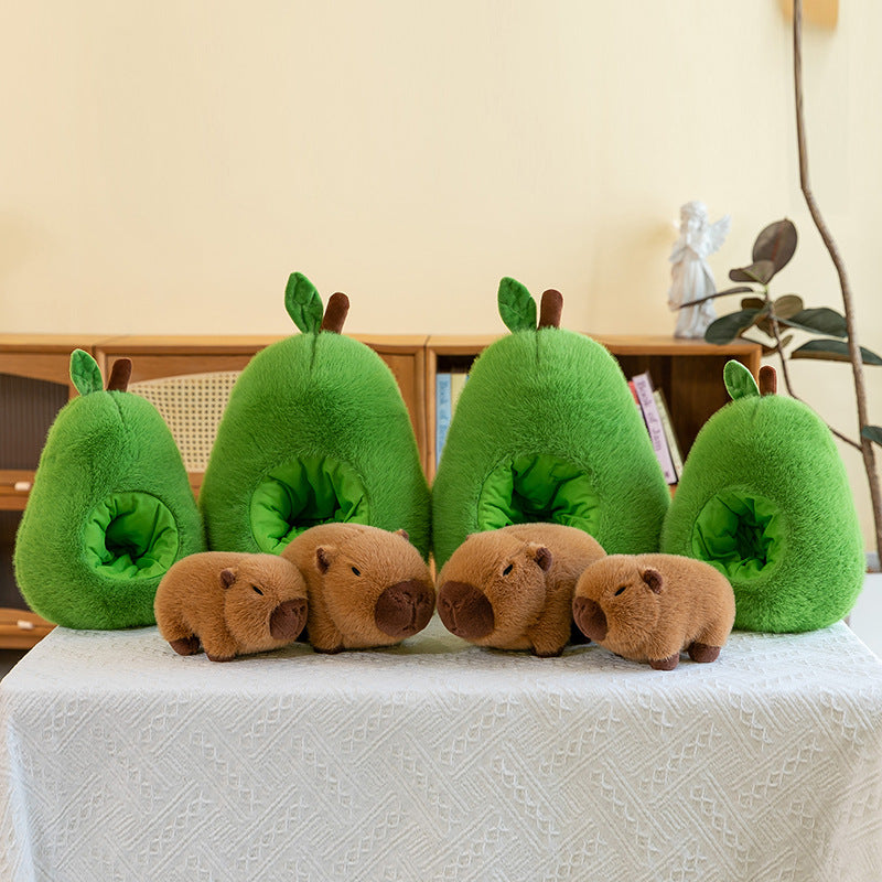 Avocado Capybara Plush