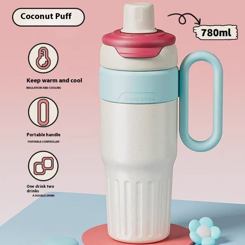 26 oz Insulated Tumbler with Straw