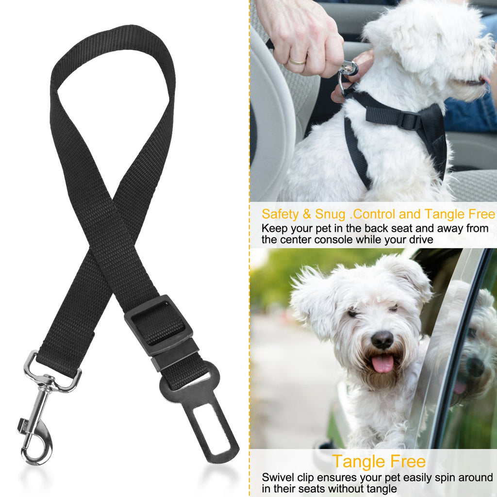 Pet Car Seat Belt Leash (2-Pack)