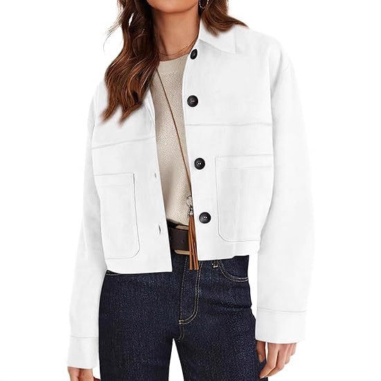 Faux Suede Short Jacket