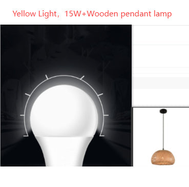 Woven Bamboo Pendant Light