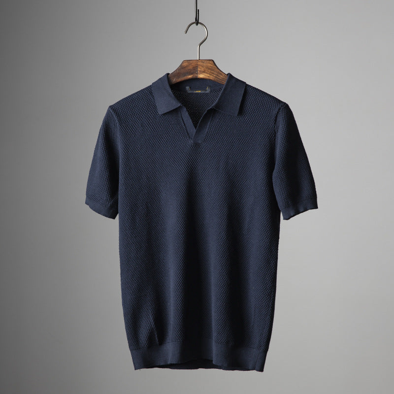 Men's Knit Polo Shirt