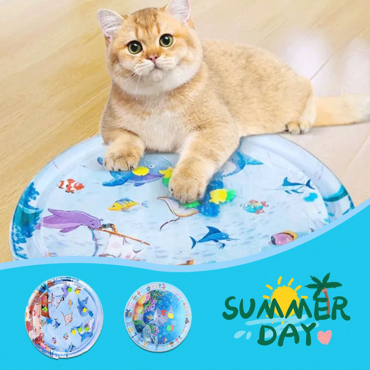 Water Sensory Play Mat for Cats
