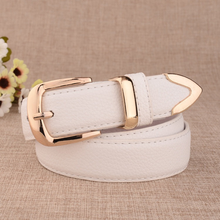 Women's Faux Leather Belt