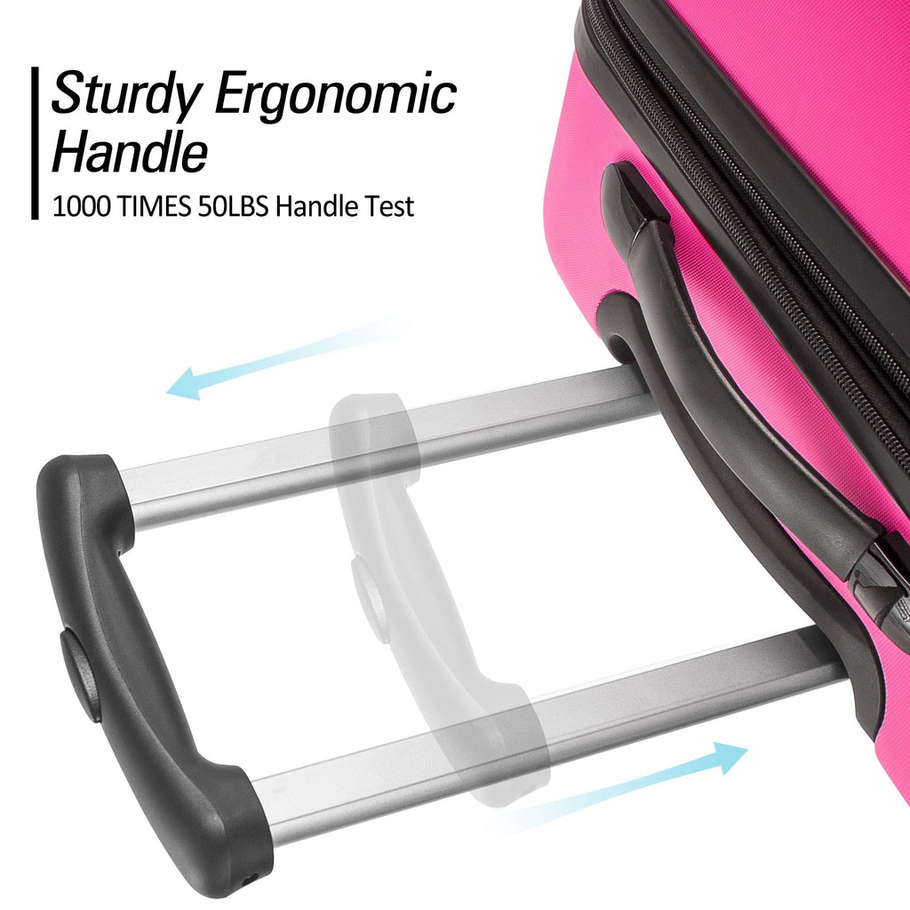 3-Piece Hardshell Luggage Set with TSA Locks