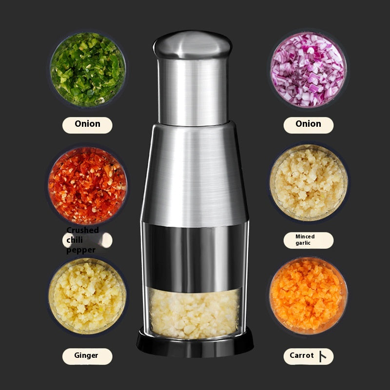 Hand-Press Garlic & Onion Chopper