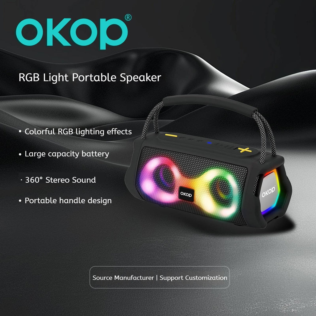 RGB Portable Party Speaker with Handle