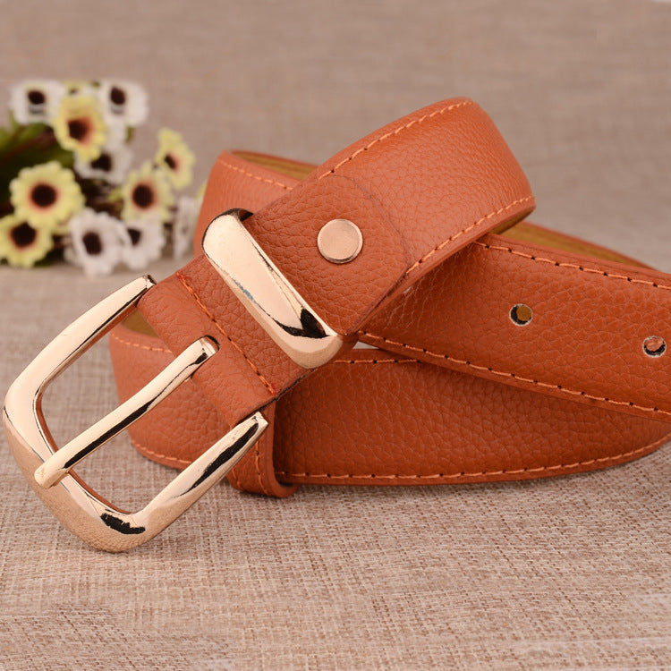Women's Faux Leather Belt
