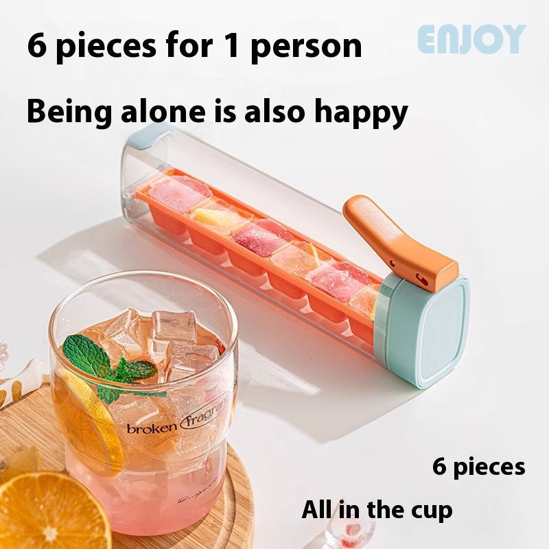 Press-Release Ice Tray with Bin