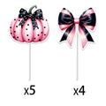 Pumpkin & Bow Cake Toppers (9)