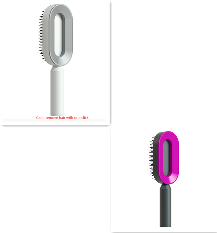 Self-Cleaning Cushion Hair Brush