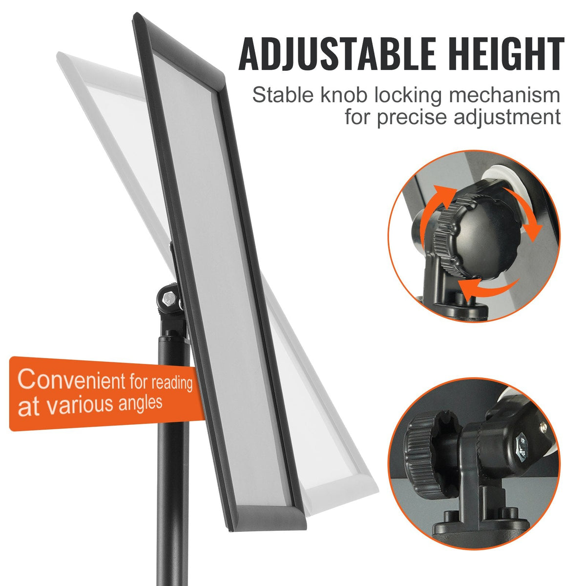 Adjustable Pedestal Sign Stand (11 x 17")