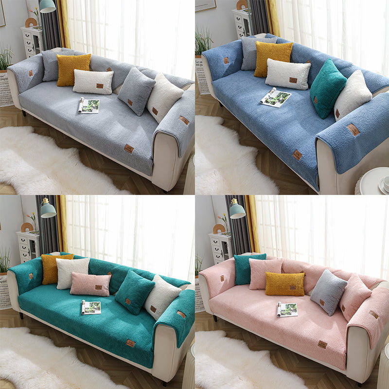 Plush Non-Slip Sofa Cover