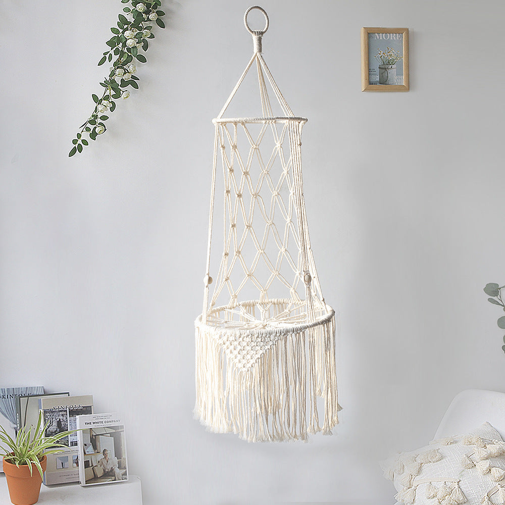 Macrame Wall-Hanging Cat Hammock