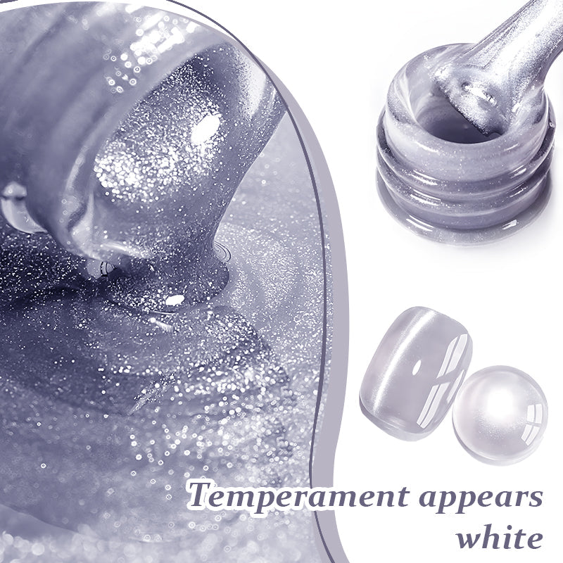 Magnetic Cat-Eye Gel Polish – Milky Nude (10 ml)