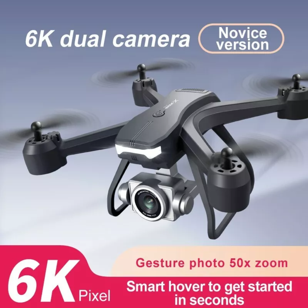 Foldable Dual-Camera Drone (2 Batteries)