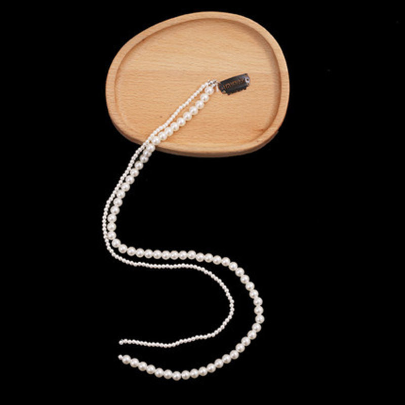 Embroidered Butterfly Pearl Headband