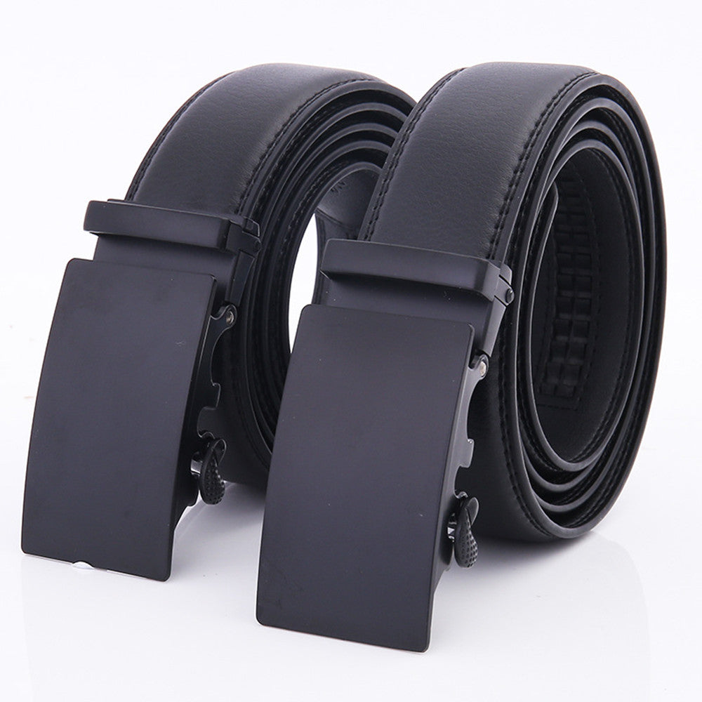 Men's Automatic Buckle Leather Belt