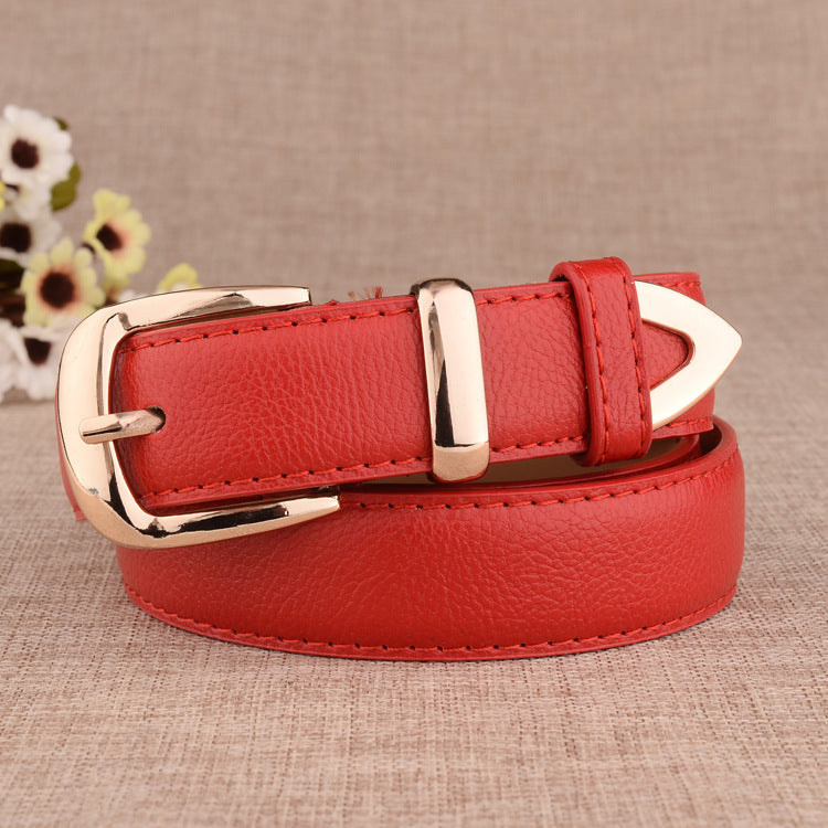 Women's Faux Leather Belt
