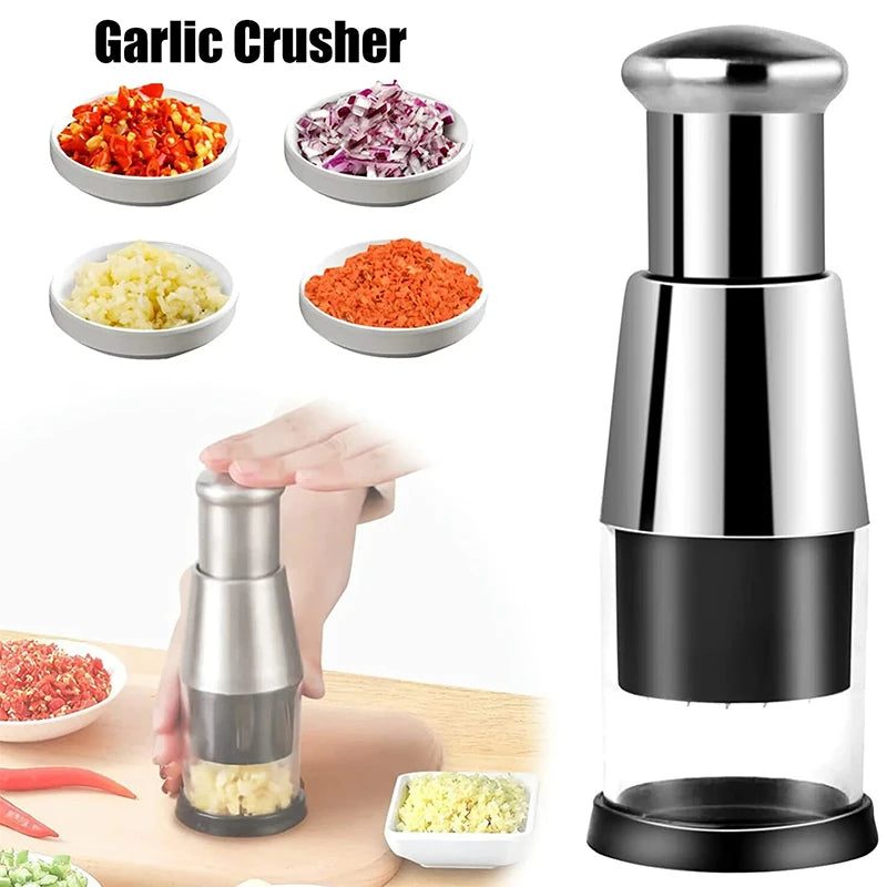 Hand-Press Garlic & Onion Chopper