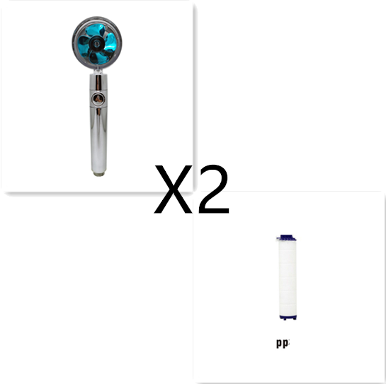 High-Pressure Turbo Fan Shower Head