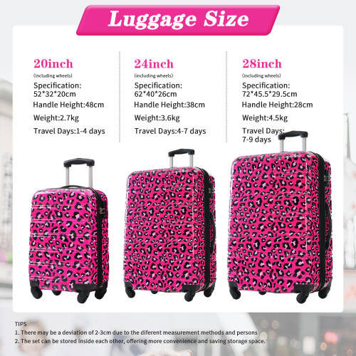 3-Piece Hardshell Spinner Luggage Set