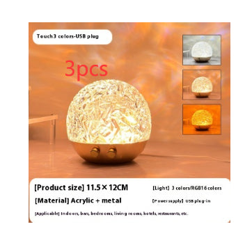 Water Ripple Crystal Lamp