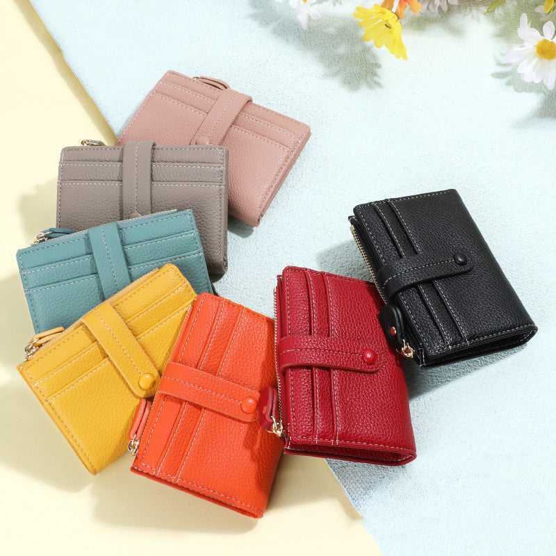 Women's Plaid Short Wallet