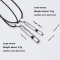 Steel Whistle Keychain