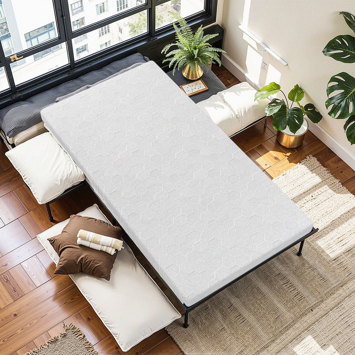 3-Inch Memory Foam Mattress Topper (Twin)