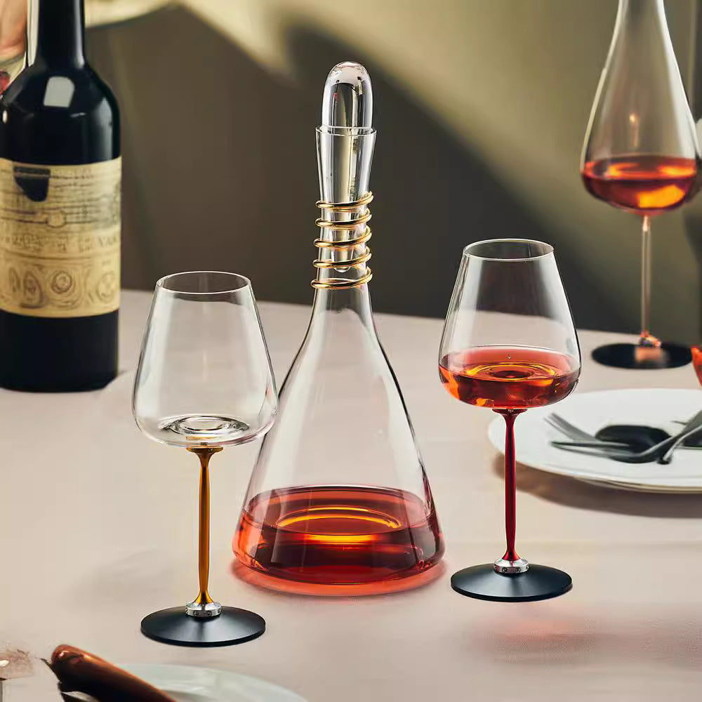 Spinning Decanter Wine Glass