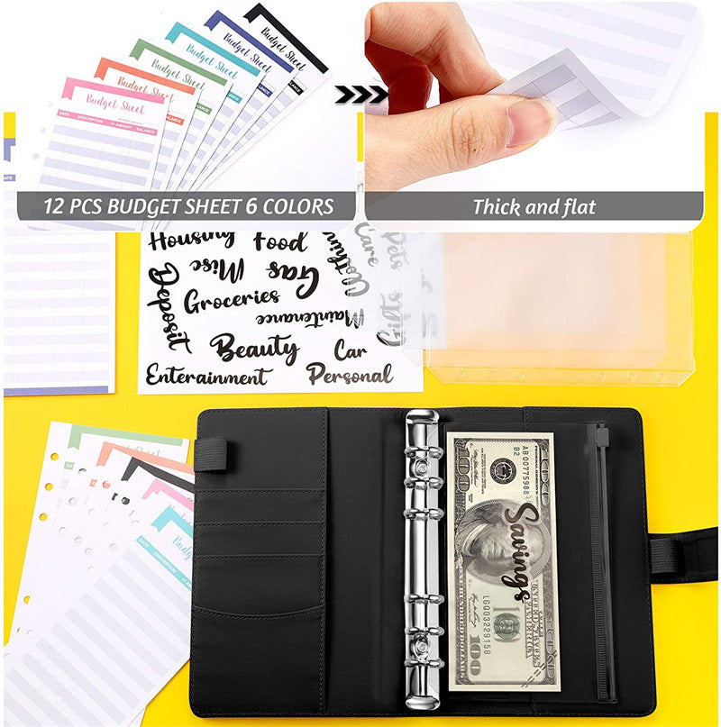A6 Budget Binder with Cash Envelopes