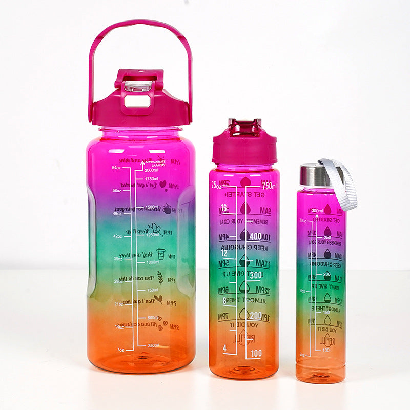 Motivational Water Bottle Set (3)