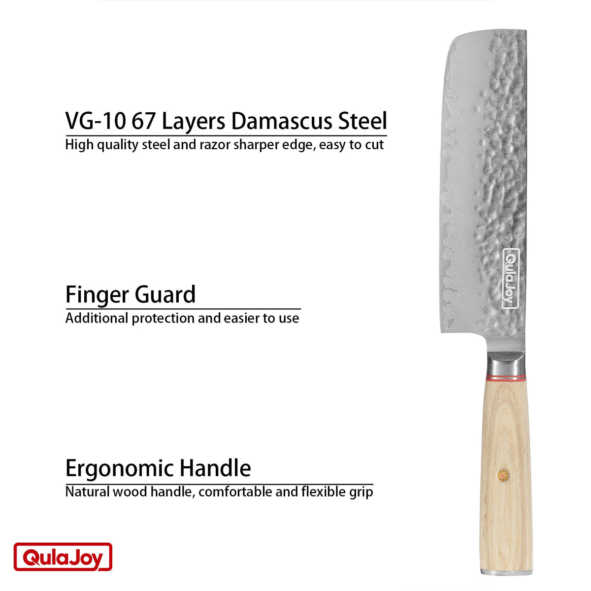 67-Layer Damascus Kitchen Knife