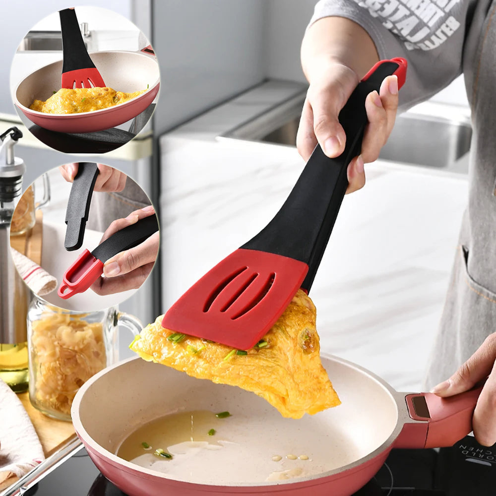 3-in-1 Spatula & Tongs
