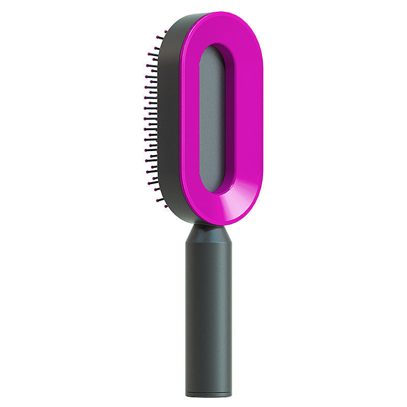 Self-Cleaning Cushion Hair Brush