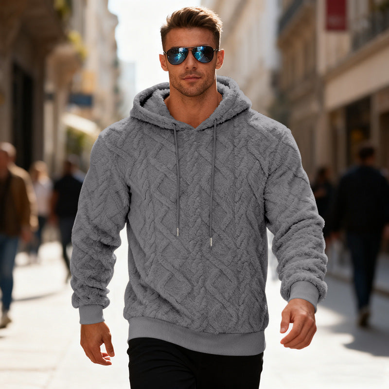 Men's Plush Fleece Hoodie