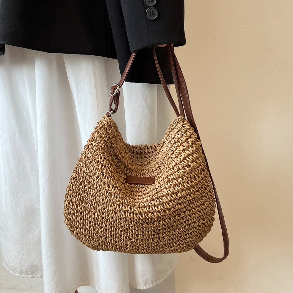 Straw Vacation Tote