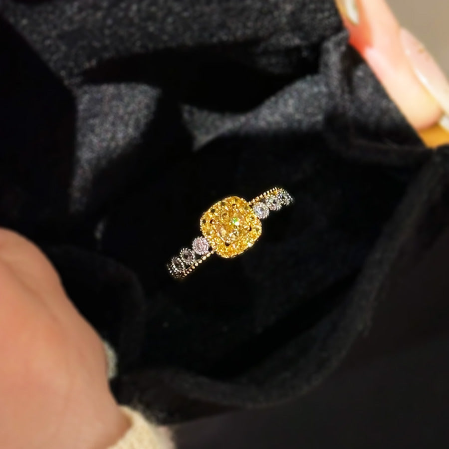 Sugar Cube Crystal Ring