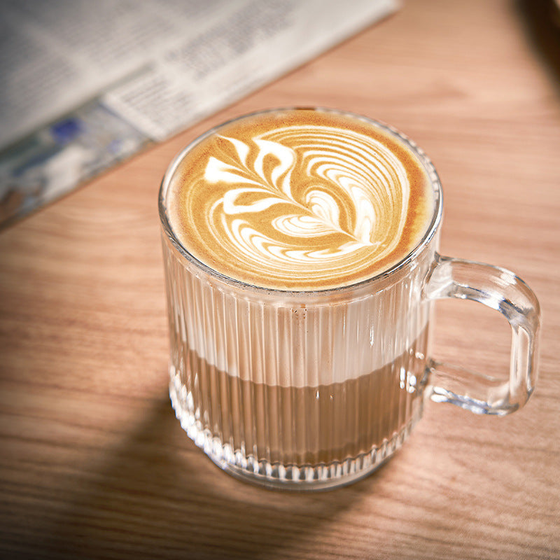 Striped Glass Mug