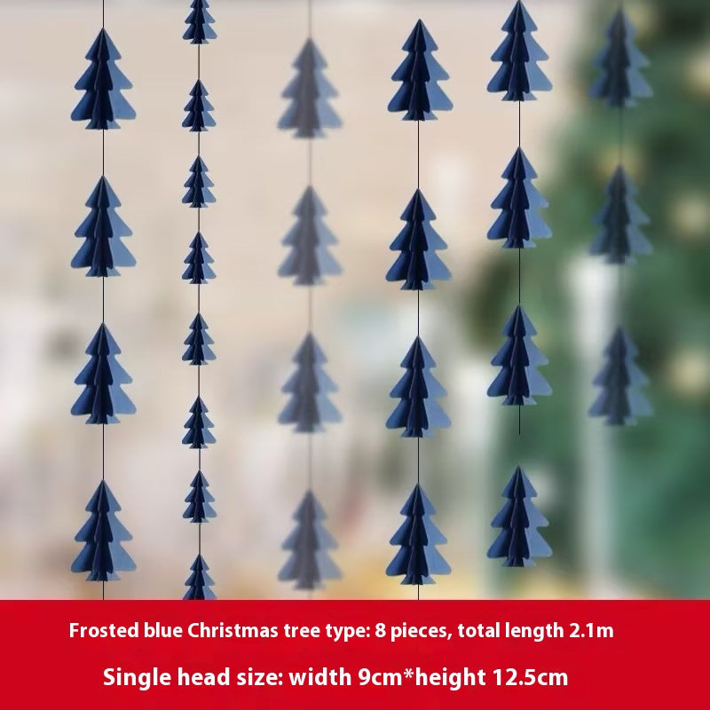 Hanging Paper Snowflake Decorations