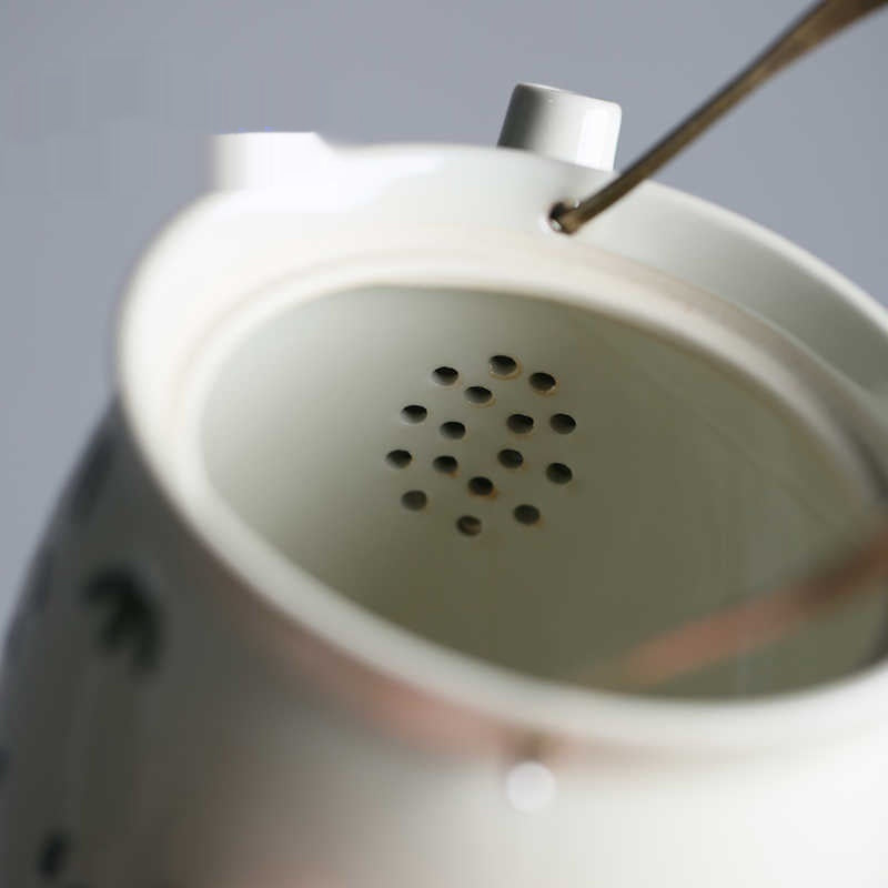 Hand-Painted Panda Teapot