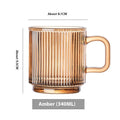 Striped Glass Mug