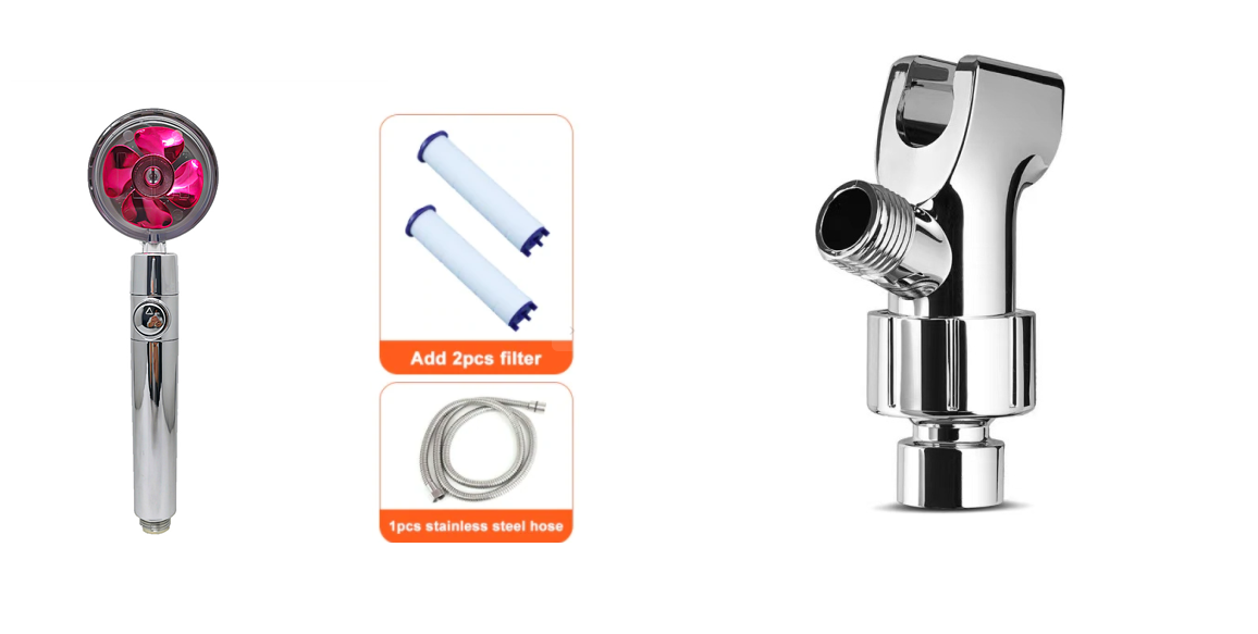 High-Pressure Turbo Fan Shower Head