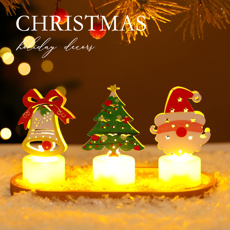LED Christmas Candle Figures