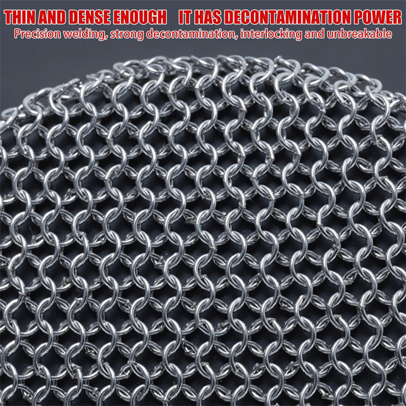 Chainmail Cast Iron Scrubber