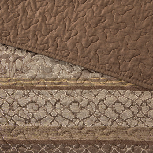 5-Piece Reversible Jacquard Bedspread Set (Queen)